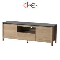 ราคา DELICATO ชั้นวางทีวี รุ่น BRAVO ขนาด 39x148x51 ซม. ดำ-น้ำตาล (12799505)