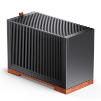 ราคา Case JONSBO T9 Black *พร้อม Riser PCIe 4.0* Aluminum & Wood iTX Support Mini-Tower (12806326)