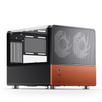 ราคา Case JONSBO V12 Black **แถมพัดลม ARGB 2ตัว** Micro-ATX Support Cabinet Case (12806345)