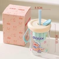 ราคา PP Home แก้วน้ำ หมูลูลู่ LuLu The Piggy ใส่ถุงกรองชาได้ แก้วพร้อมหลอด คาเฟ่ แก้วชา แก้วใส แก้วกรองชา 71049 Ocean (12776442)