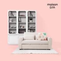 ราคา MAISON&CO. โซฟาเบด รุ่น Butter สีขาว พร้อมตู้สูง x3 รุ่น Solla สีขาว แบรนด์ MAISON&CO. (12803546)
