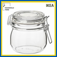 ราคา IKEA(อิเกีย) โถมีฝาปิด, แก้วใส, KORKEN (คอร์เก้น) โถมีฝาปิด, แก้วใส, IKEAแท้100% 0.5 ลิตร (12795968)