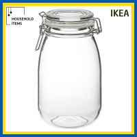 ราคา IKEA(อิเกีย) โถมีฝาปิด, แก้วใส, KORKEN (คอร์เก้น) โถมีฝาปิด, แก้วใส, IKEAแท้100% 1.8 ลิตร (12795970)