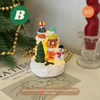 ราคา Callingbrown โคมไฟ santa house คริสต์มาส ของตกแต่งคริสต์มาส โคมไฟ santa house #B (12800824)