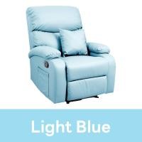 ราคา Pola Polar recliner รีไคลเนอร์ โซฟาปรับนอน โซฟาดูหนัง เก้าอี้พักผ่อน รุ่น Beary Light Blue (12756399)
