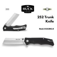 ราคา M.C.L.P. Buck Knives 252 Trunk มีดพับทรง Cleaver EDC ใบมีด 7Cr ด้าม G10 พร้อมคลิปพก แข็งแรง Normal (12773894)