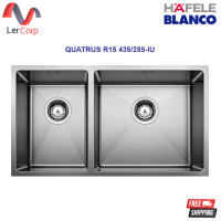 ราคา (Hafele) อ่างล้างจาน 2 หลุม Blanco QUATRUS R15 435/285-IU (570.27.067) (12811775)