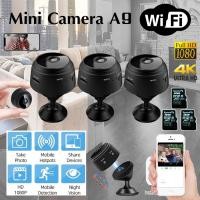 ราคา COMPRO กล้องวงจรปิดไร้สาย รุ่น A9 WiFi 1080P HD กล้องไร้สาย WiFi กล้องไวไฟ ไร้สาย ดูผ่านมือถือได้ กล้อง 3 เมม 3 (12769241)