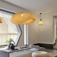 ราคา Pre-orderพรีออเดอร์ โคมไฟสุ่มแบบไม้ไม้ไผ่ แท้โคมไฟแนวญี่ปุ่นโคมไฟไม้ไผเรียบงานฝีมือแบบทัก สองชั้นทรงเหมือนหมวก 50 CM โมเดิร์น (12782457)