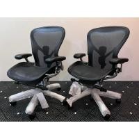 ราคา New Herman Miller Aeron Remastered Onyx Aluminum Size B L (12801684)