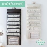 ราคา Fudonar กระเป๋าเก็บเอกสารแบบแขวนผนัง / ตั้งโต๊ะ 8 ชั้น จัดระเบียบเอกสารสไตล์มินิมอล ดำ (12819454)