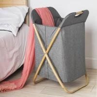 ราคา Chiranatda ตะกร้าเก็บเสื้อผ้าพับได้ สไตล์ญี่ปุ่น สีเทา (12797339)