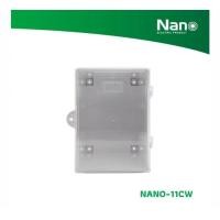 ราคา NANO ตู้กันน้ำพลาสติก สีขาว NANO-11 สีขาว (ฝาใส) (12792216)