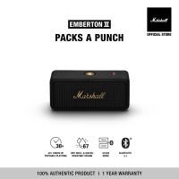 ราคา MARSHALL EMBERTON II BLACK AND BRASS - รับประกัน1ปี +ส่งฟรี (ลำโพงพกพา ลำโพง Bluetooth) (12802375)