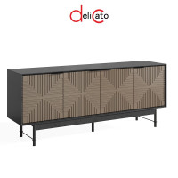 ราคา DELICATO ชั้นวางทีวี รุ่น BIZANO ขนาด 39x163.70x66.20 ซม. สีดำ-กาแฟ (12799485)