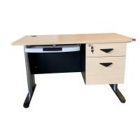 ราคา Decent SL-121/ SL-151-60/ SL-151-75 โต๊ะคอมพิวเตอร์ขาโครเมี่ยม ขนาด 120/(150-60)/(150-75) MAPLE BLACK,150 x 60 x 75 (12789853)