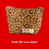 ราคา PP Home Wiggle Wiggle ของแท้ กระเป๋า Pattern Pouch กระเป๋าเครื่องสำอางค์ กระเป๋าใส่ของ กุญแจ กระเป๋าใส่หูฟัง Smile We Love Safari (12793752)