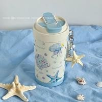 ราคา PP Home แก้วเก็บความเย็น Starfish Marine Cup ลายท้องทะเล + พวงกุญแจ แก้วน้ำ Tumbler แก้วออฟฟิศ แก้วกาแฟ ของขวัญ Ocean (12802950)