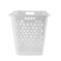 ราคา DECOS ตะกร้าผ้าพลาสติกเหลี่ยม ทรงสูง |BAI| ขาว (12797918)