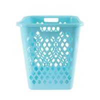ราคา DECOS ตะกร้าผ้าพลาสติกเหลี่ยม ทรงสูง |BAI| ฟ้า (12797919)