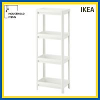 ราคา IKEA(อิเกีย), ชั้นวางของ, VESKEN (เวสเก้น) ชั้นวางของ, 37x23x101 ซม., IKEA แท้100% ขาว (12799286)