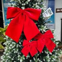 ราคา House & Home Phuket โบว์แดง 3 ขนาด ตกแต่งต้นคริสต์มาส CHRISTMAS 20 cm. (12814805)