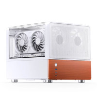 ราคา Case JONSBO V12 White **แถมพัดลม ARGB 2ตัว** Micro-ATX Support Cabinet Case (12811920)