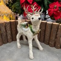 ราคา House & Home Phuket ตุ๊กตากวางยืน ตกแต่งเทศกาลคริสต์มาส 2 ขนาด CHRISTMAS HNH68-0281 (12816234)