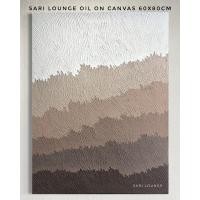 ราคา ภาพวาดสีน้ำมันบนผ้าใบขนาดใหญ่ 60x80cm รูปAbstractโทนน้ำตาล Modern Minimal Luxury Style มีเท็กซ์เจอร์นูน Originalin (12787160)