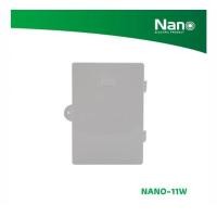 ราคา NANO ตู้กันน้ำพลาสติก สีขาว NANO-11 สีขาว (ฝาทึบ) (12792215)