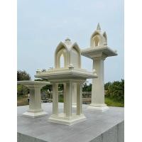 ราคา ร้านศาลพระภูมิดอนคลัง ศาลพระภูมิโมเดิร์น-ศาลทรงดอกบัว สีครีม | ราคาจากโรงงาน (12788321)