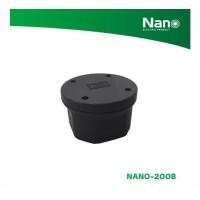 ราคา NANO กล่องกันน้ำกลมพลาสติก 3.5x2.5" (สีดำ สีเทา สีเหลือง) NANO-200 สีดำ (12792635)