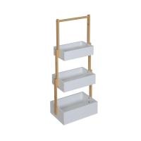 ราคา MOOVE ชั้นวางของ 3 ชั้น 20X32X75.5 สีขาว / ไม้ (12808130)