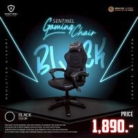ราคา Neolution E-Sport Gaming Chair รุ่น SENTINEL เก้าอี้เกมมิ่ง เก้าอี้ทำงาน เบาะนุ่มหนัง PVC รับประกัน 1 ปี ดำล้วน (12777715)