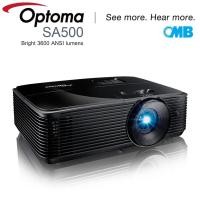 ราคา Optoma Projector รุ่น SA500 ความสว่าง 3600 Lumens สีดำ โปรเจคเตอร์ รีโมทไร้สาย ขนาด 25" - 250" ประกัน 2ปี 25" - 250" ร่วมสมัย ดำ (10117366)