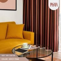 ราคา PASAYA ผ้าม่านประหยัดพลังงาน - COLOR FIELD (SPICY PINK) แบบที่1 240x250 SPICY PINK (10245078)