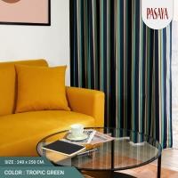 ราคา PASAYA ผ้าม่านประหยัดพลังงาน - COLOR FIELD (TROPIC GREEN) แบบที่1 240x250 TROPIC GREEN (10245093)