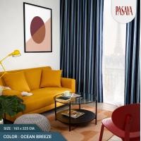 ราคา PASAYA ผ้าม่านประหยัดพลังงาน - COLOR FIELD (OCEAN BREEZE) แบบที่1 165x225 OCEAN BREEZE (10245062)