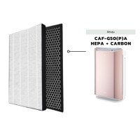 ราคา QUALITY AIR FILTER แผ่นกรองอากาศCAF-G50(P)A,Hepa1แผ่นCarbon1แผ่น ไส้กรองอากาศ 62144583297 (10274902)