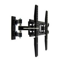 ราคา New-A3300 ขาแขวนทีวี,LED,LCD TV 17- 43 inch Full Motion Single-Arm TV Wall Mount 39x21.5x8 แข็งแรง ไม่บิดงอ สีดำ (10347855)