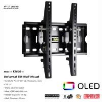 ราคา 2022 New T2800 ขาแขวนทีวี สำหรับ OLED TV LG, Panasonic, Sony 55-65 นิ้ว ปรับก้มหน้าจอได้ 15°, Max VESA 400x300(mm), Weight Capacity 75 Kg ฺBlack 49x16 (10456169)