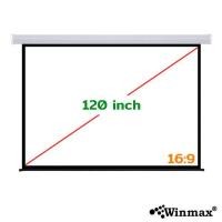 ราคา จอโปรเจคเตอร์แบบใช้มอเตอร์ไฟฟ้า ติดผนังขนาด 120 นิ้ว 16:9 พร้อมรีโมทควบคุม สีขาว 120 นิ้ว ติดผนัง (10482874)