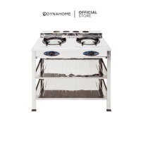 ราคา DYNAHOME เตาแก๊สคู่ 2 หัวอินฟาเรด แบบตั้งพื้น รุ่น DF-484 สแตนเลส สแตนเลส (10496291)