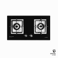 ราคา Dyna Home เตาแก๊สฝัง หน้ากระจกนิรภัย หัวเตาทองเหลืองสองหัวเตารุ่น DH-200-SJF 78 ซม. กระจกสีดำ (10494009)