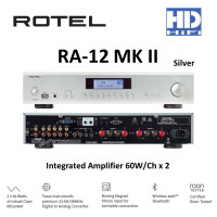 ราคา ROTEL A12 MKII Integrated Amplifier Silver (10655106)