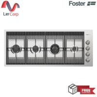 ราคา FOSTER เตาแก๊สแบบฝัง 4 หัว FOSTER MILANELLO 7681 000 เงิน (10741990)