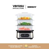 ราคา HOMEMATE หม้อนึ่งอาหารไฟฟ้า 3 ชั้น ดิจิทัล HOM-264001 (10842399)