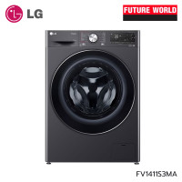 ราคา LG เครื่องซักผ้าฝาหน้า รุ่น FV1411S3MA ขนาด 11 กก. สีดำ 11 กก. (10838805)