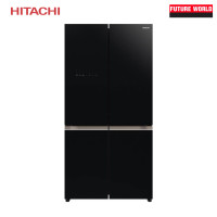 ราคา HITACHI ตู้เย็น 4 ประตู รุ่น RWB640PTH1 French Bottom Freezer 19.8 คิว black (10806041)