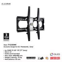 ราคา Metalnic ขาแขวนทีวี OLED TV 55"- 77" TY-3250WK Exclusive Design for LG, Panasonic, Sony ปรับก้มหน้าจอได้ -15° Black 22.5x75.5x6.5 cm Tilt Wall Mount (10851658)
